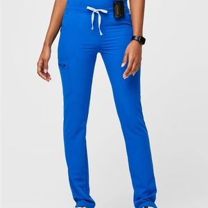 Figs Yola Skinny Royal Blue Pants
